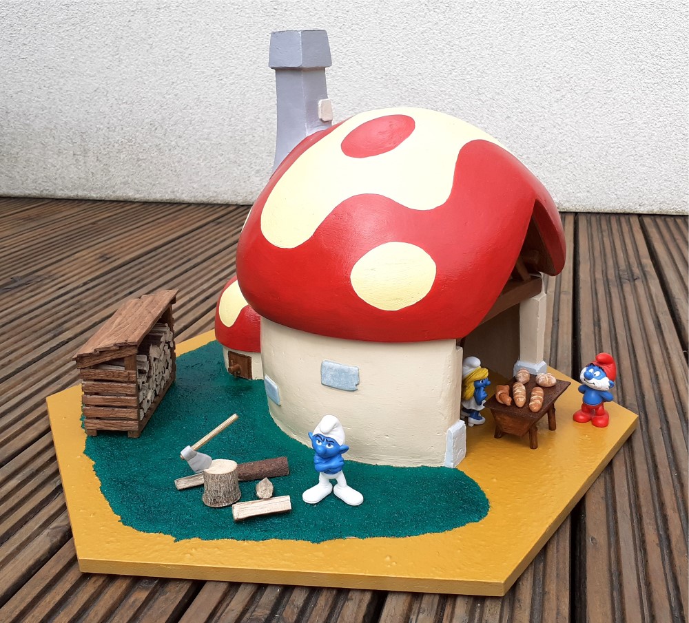 mushroom house - oven