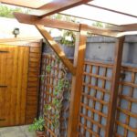 pergola and shed